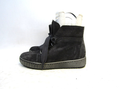 Gabor Womens Size UK 5.5 Gray Suede Zip Lace Up Ankle Fashion Boots