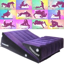 Toughage Inflatable Sex Pillow Sofa Love Position Aid Furniture Wedge Cushion US