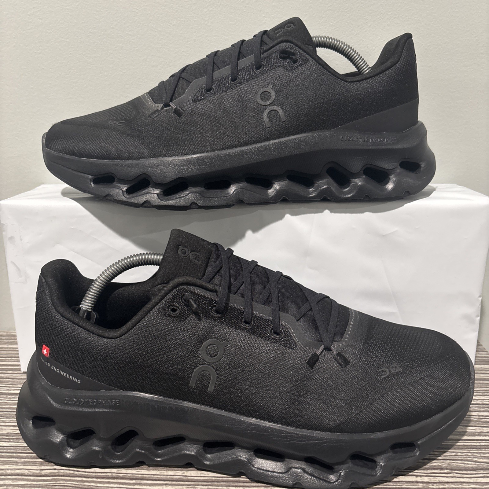 OnCloud CloudTilt Black Running Exercise Shoes Sn… - image 1