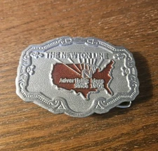 The Newton Line - Advertising Ideas Since 1909  Belt Buckle 