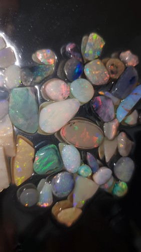 Opal, Bright Rough Rubs,Australian Lightning Ridge Opal,black Opal $29ct Parcel - Picture 2 of 22