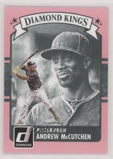 2016 Panini Donruss Diamond Kings Pink Border Andrew McCutchen #22 x5u