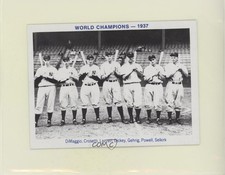 1974 1936-39 Yankee Dynasty Joe DiMaggio Frank Crosetti Tony Lazzeri HOF 9ca