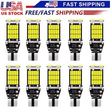 10x T15 921 912 Led Reverse Backup Light Bulbs W16w 916 6000k Super Bright White
