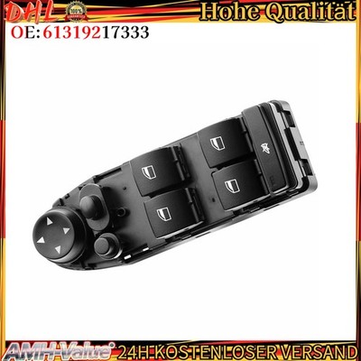 Für BMW 3er E90 E91 61319217333 Fensterheber Schalter Fahrerseite Vorne Links DE
