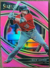 2020 Panini Select Premier Nick Ahmed #168 Pink Prizm /10 (Bookend #ed 01/10)