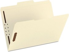 Smead Fastener File Folder, Reinforced 1/3-Cut Tab, Letter Size, Manila, 50 per