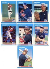 Lot Of (7) 1987 Fleer Baseball Cards - Chicago White Sox
