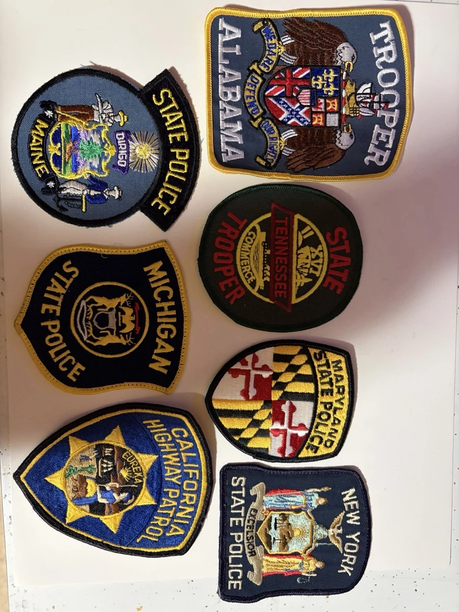米国ポリスバッジ【MAINE州STATE POLICE】PFバッジホルダー付き Collectible Maine Police Patches for sale | eBay