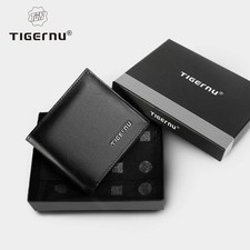 Tigernu High Quality Wallets Men Thin Money Purse Male Business Card Holder For
