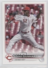 2022 Topps Series 2 Advanced Stats Back 26/300 Reiver Sanmartin #619 4pn