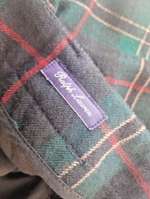 Ralph Lauren Purple Label Men's 100 Wool Tartan Pants 32/32 Italy PERFECTION