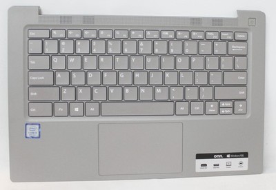 100003497-PALMREST Onn Palmrest Top Cover W/Keyboard Gray 100003497 ''GRADE A''