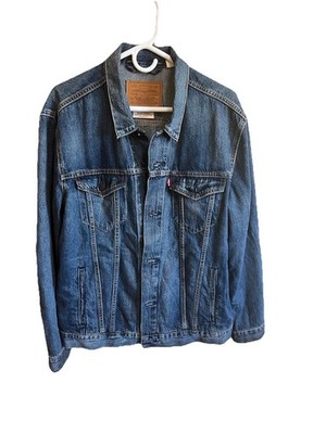 Levi s Premium Trucker Jacket XL PC9 72334 0354 Men s Soft Lycocell Dark
