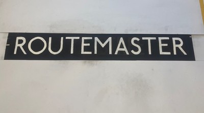 Routemaster - London Bus Destination Blind 14Feb86 42'' Geschenk