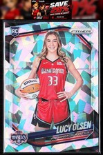 Lucy Olsen (Rookie) 2025 Panini WNBA Ice Prizms #145 Washington Mystics