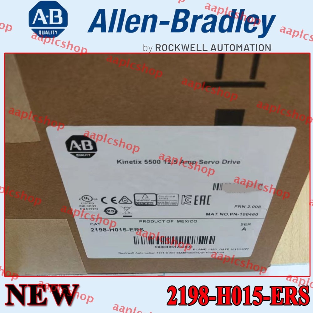2198-H015-ERS SURPLUS SEALED 2198-H015-ERS /A Kinetix 5500 Servo Drive ...