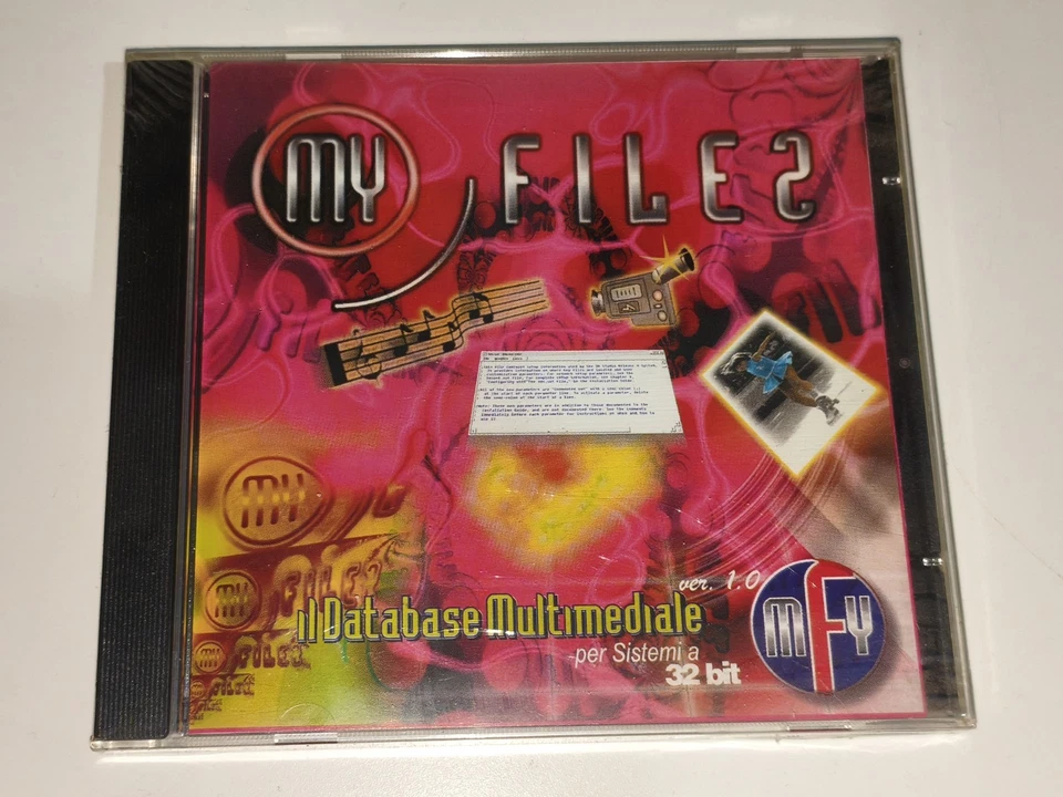 Software PC CD-Rom "My File 2 - Il Database Multimediali"  Sis 1998 nuovo - Immagine 2 di 4