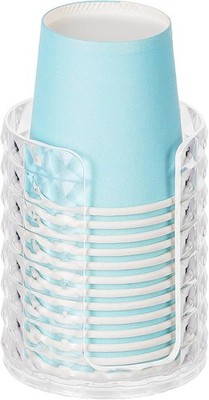 Bathroom Cup Dispenser Mouthwash Cup Holder 3oz Small Disposable Rinsing Cups