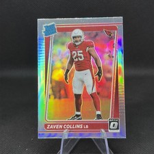 2021 Donruss Optic Rated Rookies Holo #265 Zaven Collins Silver Prizm SP