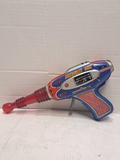 Astroray Gun Space Gun Pistol Vintage japan Tin Toy Shudo Retro Rare working 