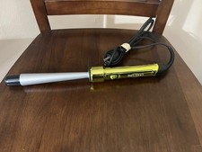 BedHead TIGI Curlipops 1" Tourmaline Ceramic Skinny Pop GREEN Hair Styling iron