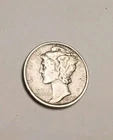 1940 S Mercury Dime 10¢ Winged Liberty Head 90% Silver Circulated