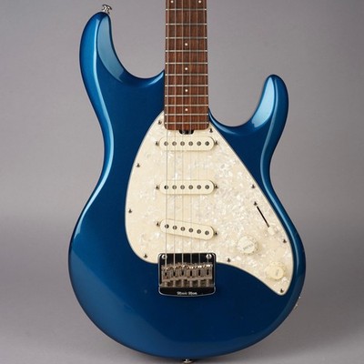 Ernie Ball Music Man USA Silhouette Special SSS Hardtail - 2000 - Blue Pearl