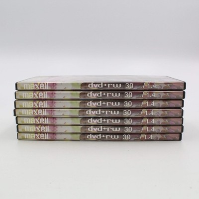 Maxell DVD+RW 8cm Minidiscs Bundle - 7 Hüllen (28 Discs insgesamt, 1,4GB)