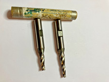 New Weldon Tapered End Mills. (3 Degree  x 3/16 SM. end . 1 is .75 LOC/other 1.2