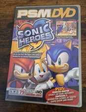 PSM Sonic Heroes DVD Sony PlayStation 2 Number 79 Holiday 2003 Mint Disc Tested!