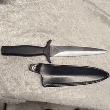 Vintage 1977 Gerber Mark I Boot Knife Serial #034580 L6 Carbon Steel w/ Sheath