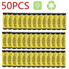 50PACK 3.7V 1200mAh AA 14500 Battery Rechargeable Batteries Cell for Flashlight 0.86 per gallon