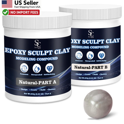 Epoxy Putty Sculpt Clay 2 Part A & B For Sculpting Modeling Repair 1 Lb FROM USA