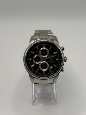 Santa Barbara Polo Racquet Club Herrenuhr Quarz Edelstahl Schwarz