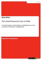 The Global Financial Crisis Of 2008 (Buch)