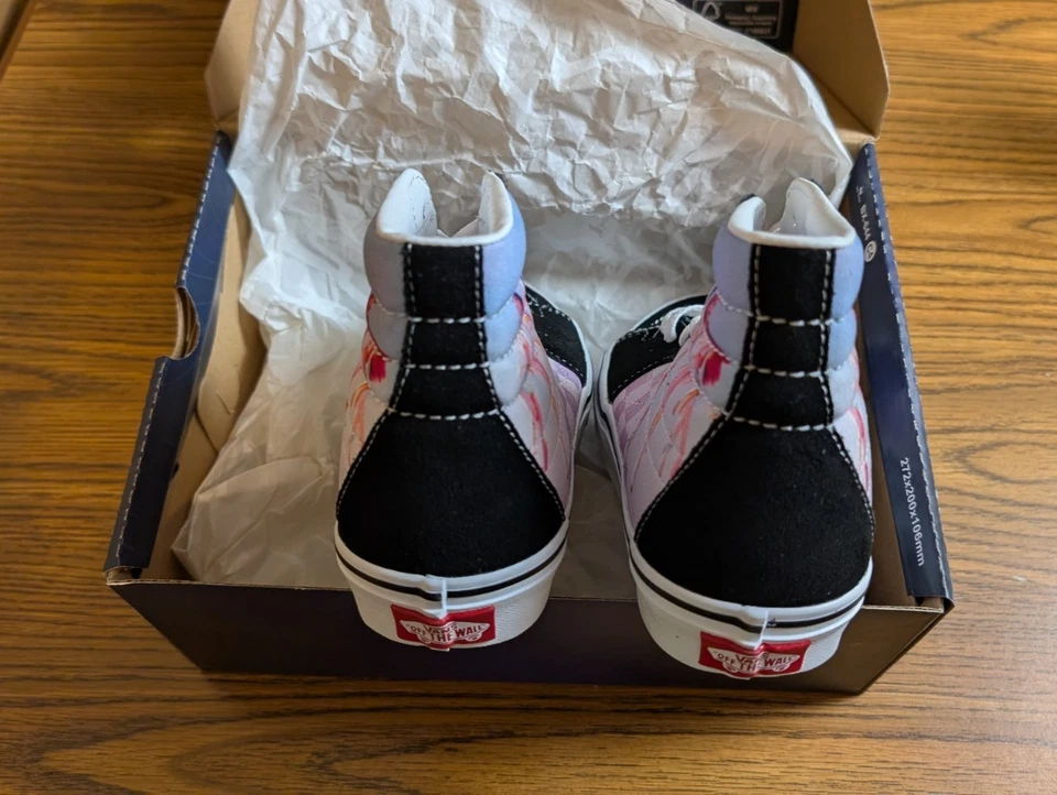 Kpop Demon Hunters x VANS Sk8-Hi Golden Rumi Zoey Mira, GS Talla 3.5 Niños EN MANO Foto 3 de 4