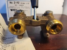 Cash Acme 1/2-Inch Single Lever Shutoff Valve, Bronze - For Washing Machine Hookups - View #3