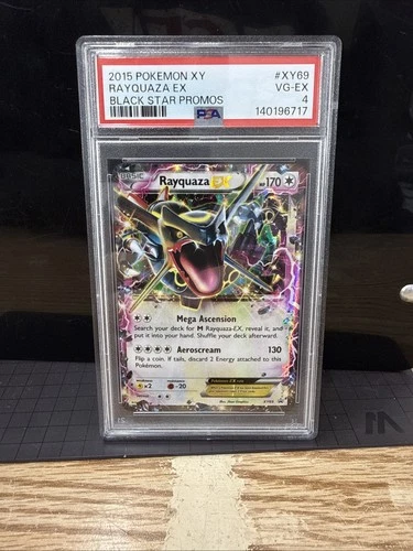 2015 POKEMON BLACK STAR PROMO RAYQUAZA #XY69 PSA 4 EX #114804767