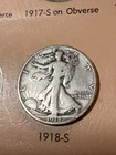 1918-S Walking Liberty Half Fine+See Walker Listings And Auction for Your Set!