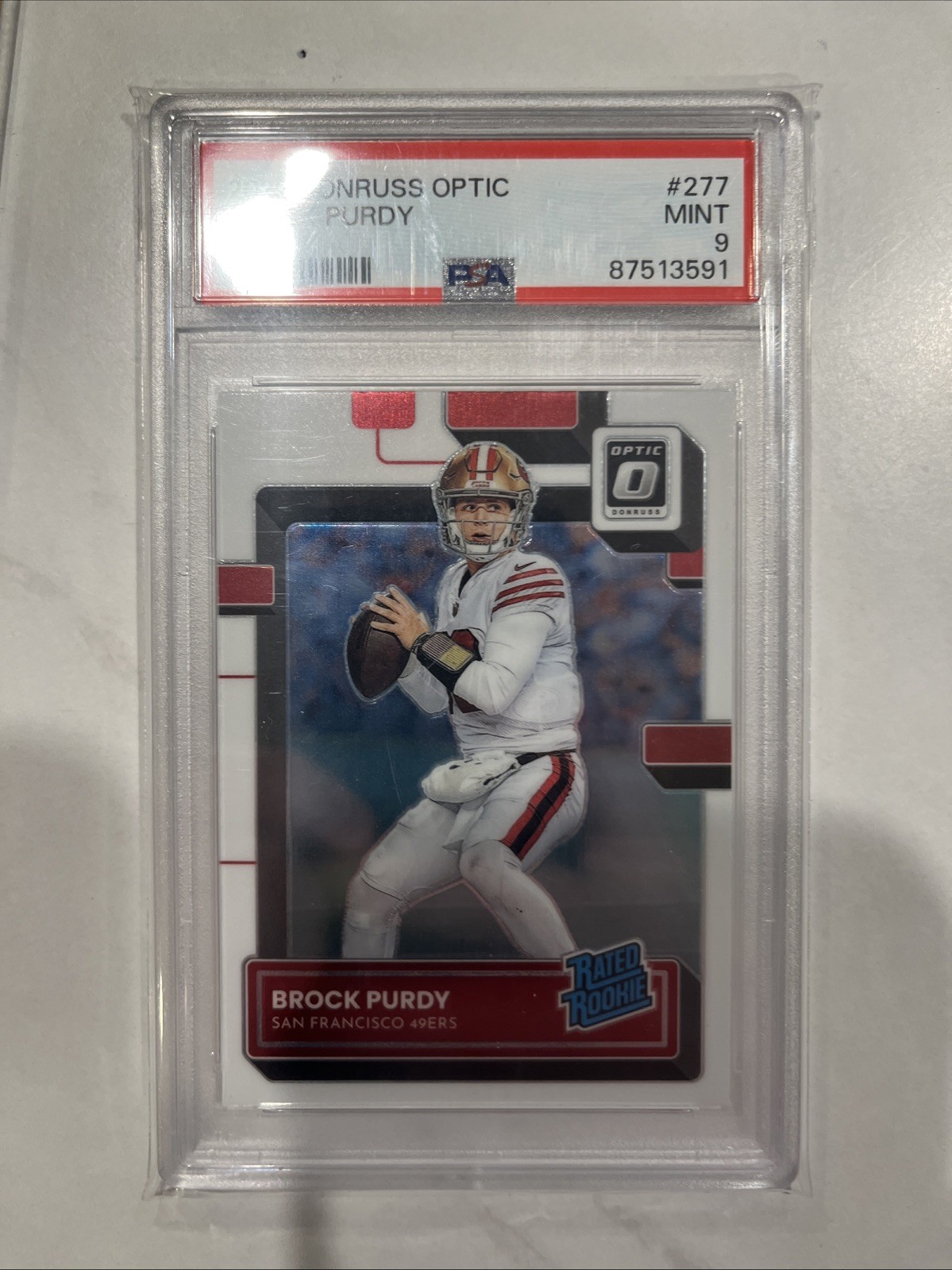 Brock Purdy Optic Rated Rookie Psa 9 2022 Mint#277 San Fran
