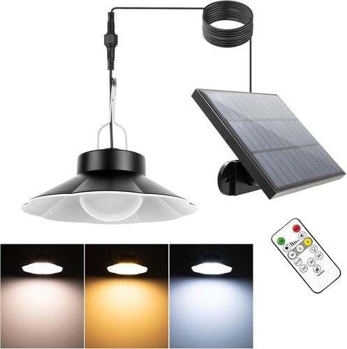Lampada a Sospensione Solare per Esterni, Lampade Solari per Esterni E Interni, - Foto 11 di 12
