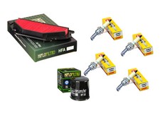 KIT TAGLIANDO KAWASAKI ZX 600 ZX 636  2003 AL 2004 FILTRO ARIA OLIO CANDELE
