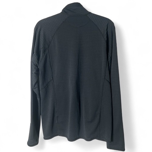 Patagonia - Pullover Polartec da uomo R1 Waffle Fleece 1/4 zip nero - Tg. M - Foto 2 di 8