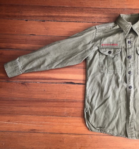 Boy Scouts of America Official Shirt Button Up Long Sleeve Mt Prospect Illinois - Picture 4 of 13