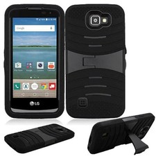 Funda de teléfono con soporte para LG Optimus Zone 3 / LG K4 LTE / LG Spree / LG Rebel LTE