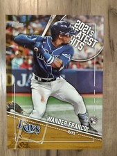 2022 Topps Series 1 Wander Franco Gold Poster 1/1 RC Rookie 2021s Greatest Hits