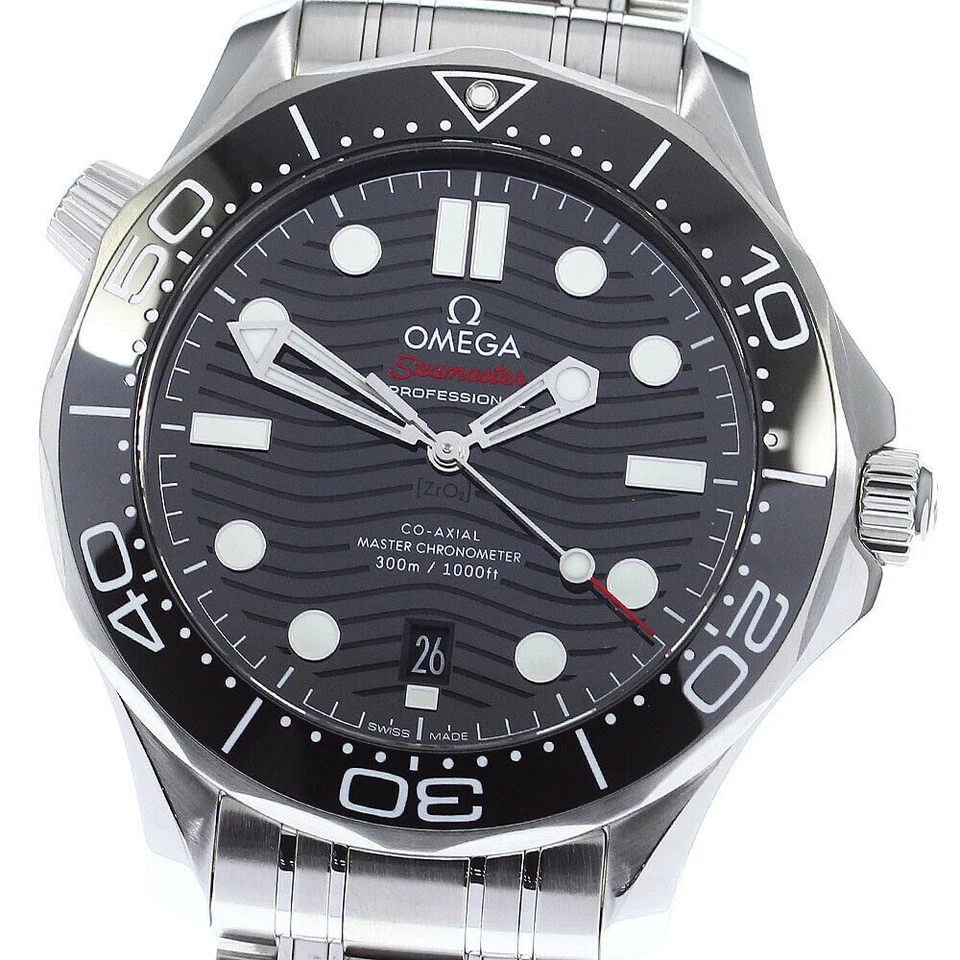 OMEGA Seamaster Black Unisex Adults Watch - 210.30.42.20.01.001