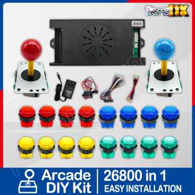 Pandora Saga DX Plus Box 26800 in Arcade machine DIY kit Joystick LED  Button