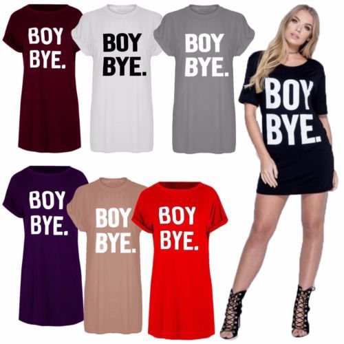 boy bye t shirt dress